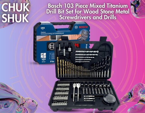 Bosch 103 piece titanium - piece,