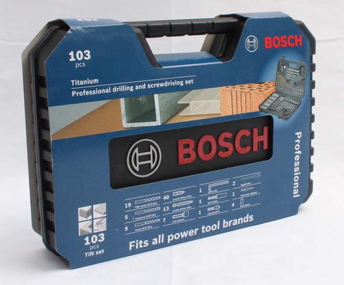 Bosch drill bit set - drill,