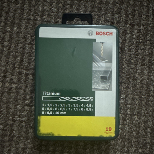 Bosch titanium drill bit set - bosch,