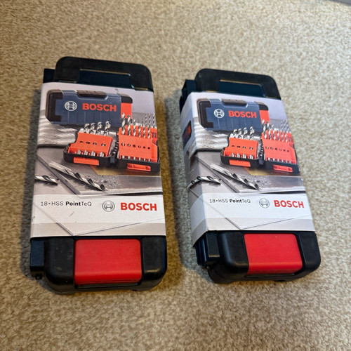 Bosch hss pointteq 18pc - hss, drill